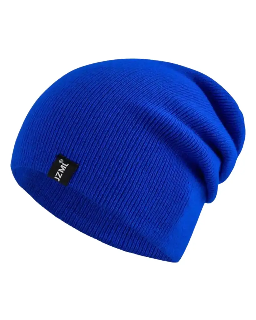 Gorro holgado azul