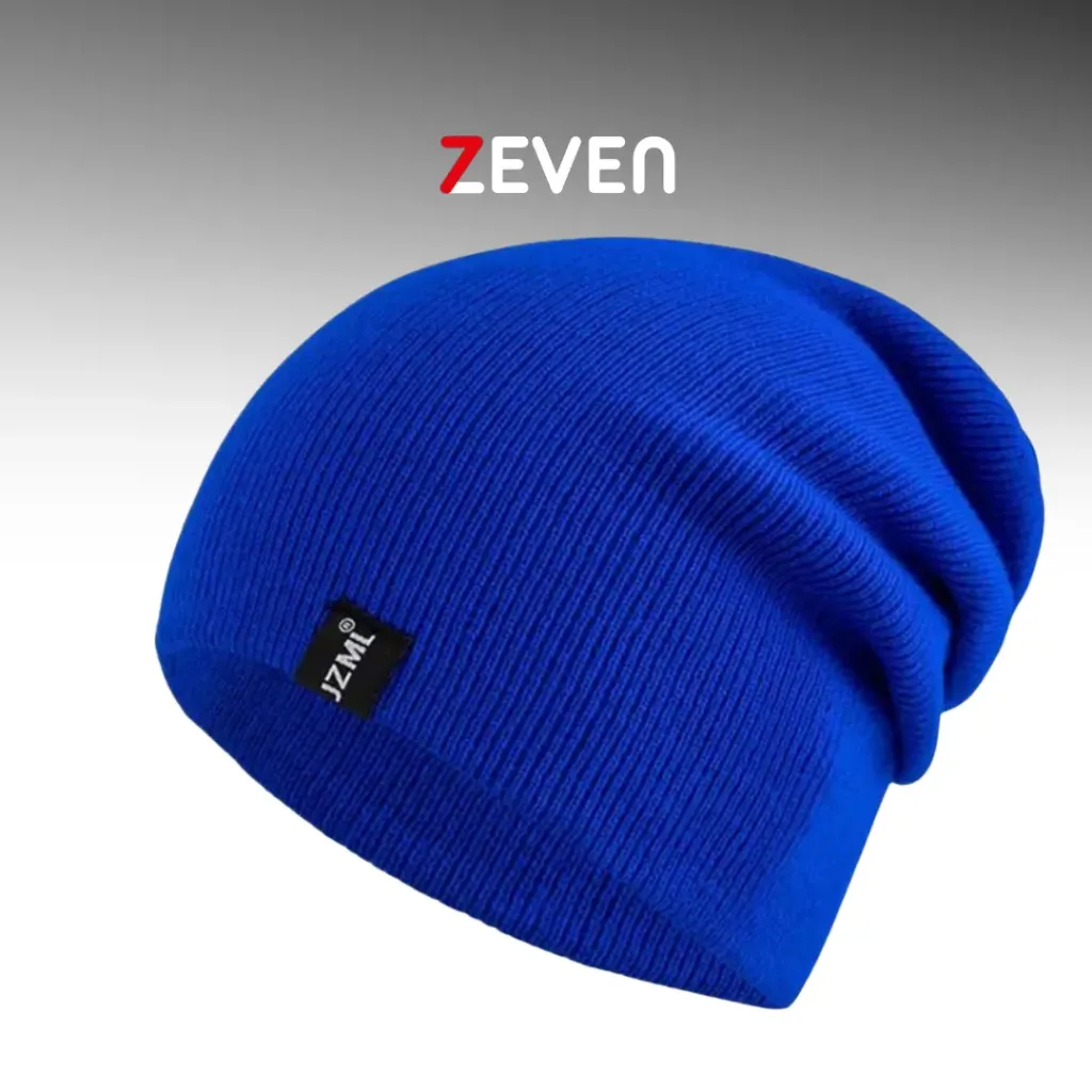 Gorro holgado azul