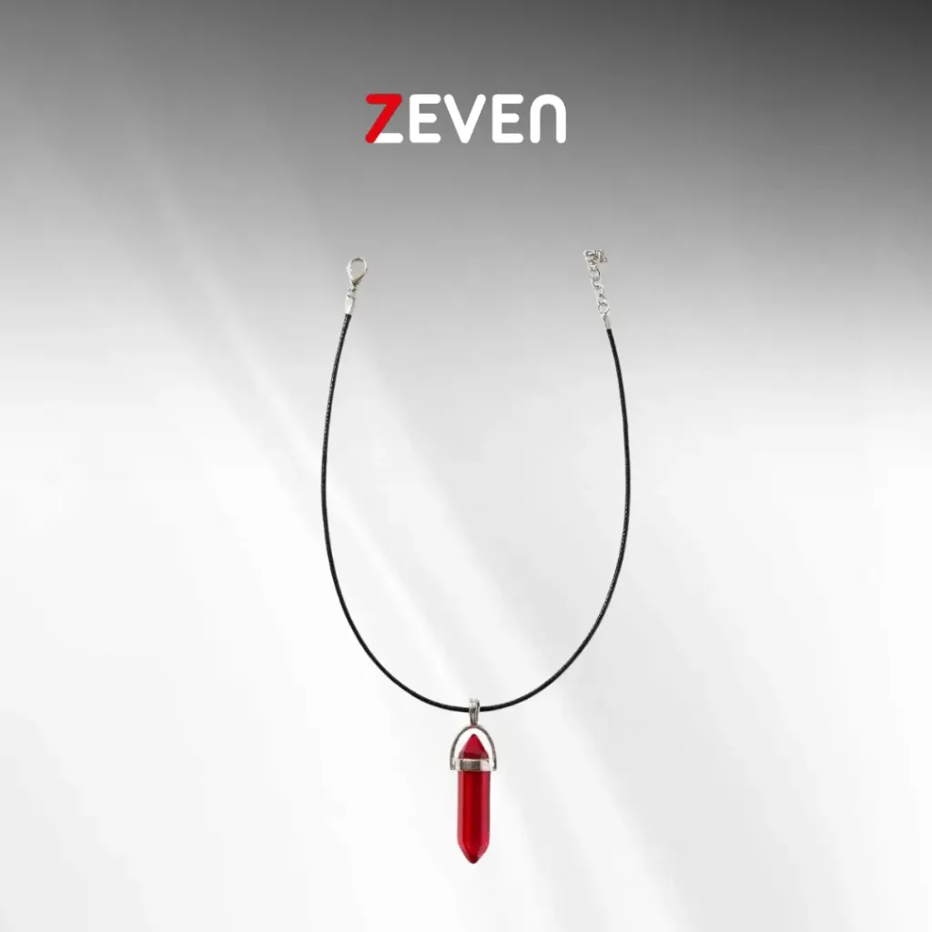 Collar de cuarzo rojo 