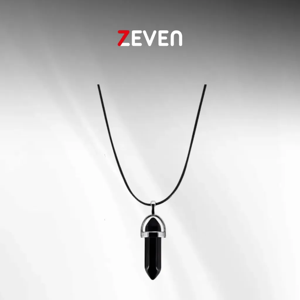 Collar de cuarzo negro