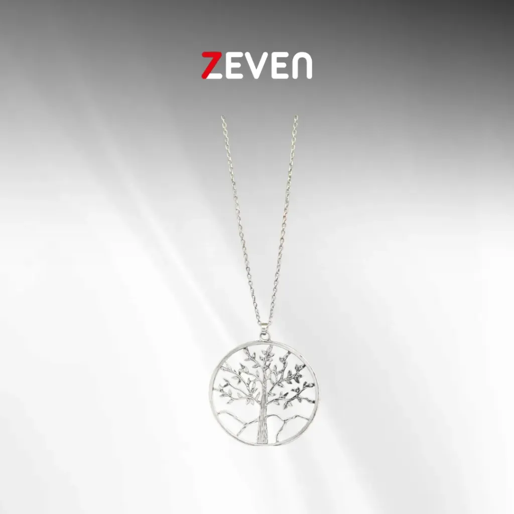 Collar con dije de árbol
