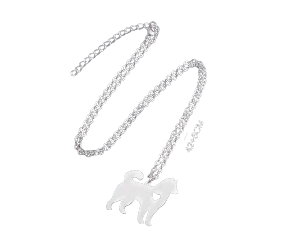 Collar con dije de perro