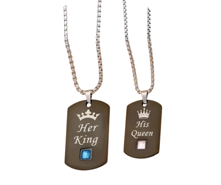 Set de collares con dije de una nota