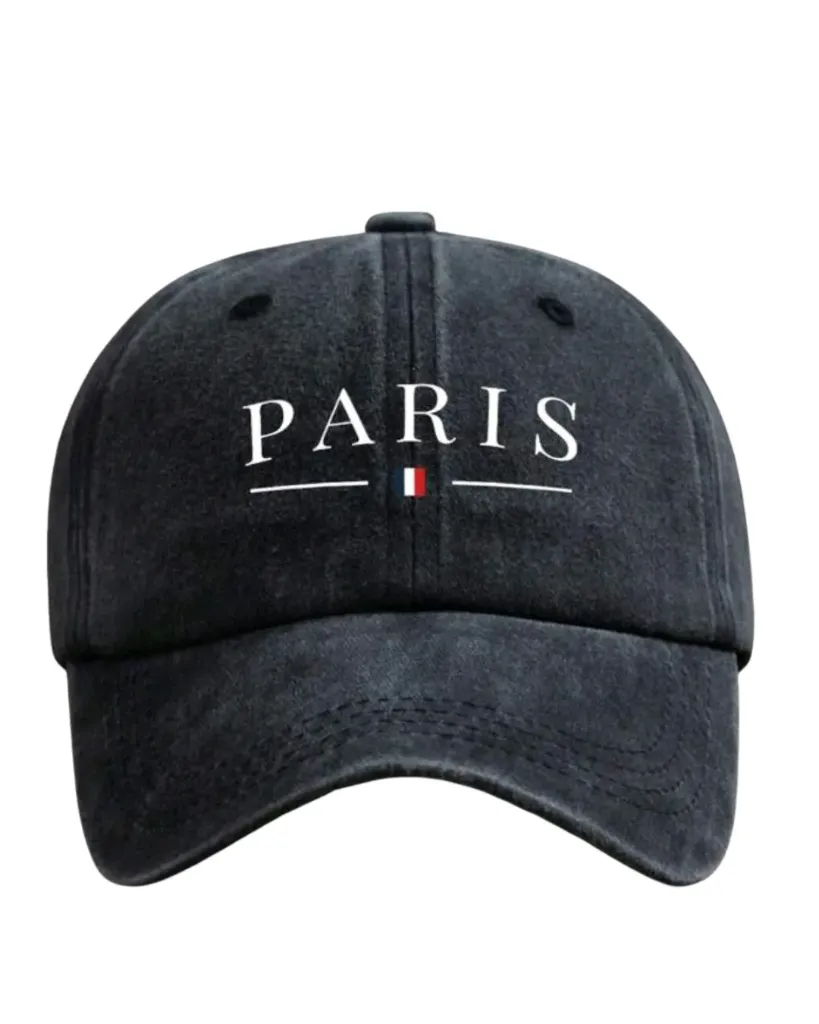 Gorra negra de PARIS