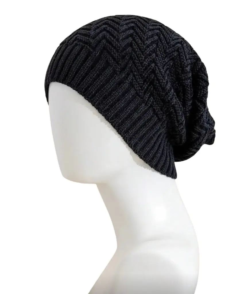 Gorro holgado negro