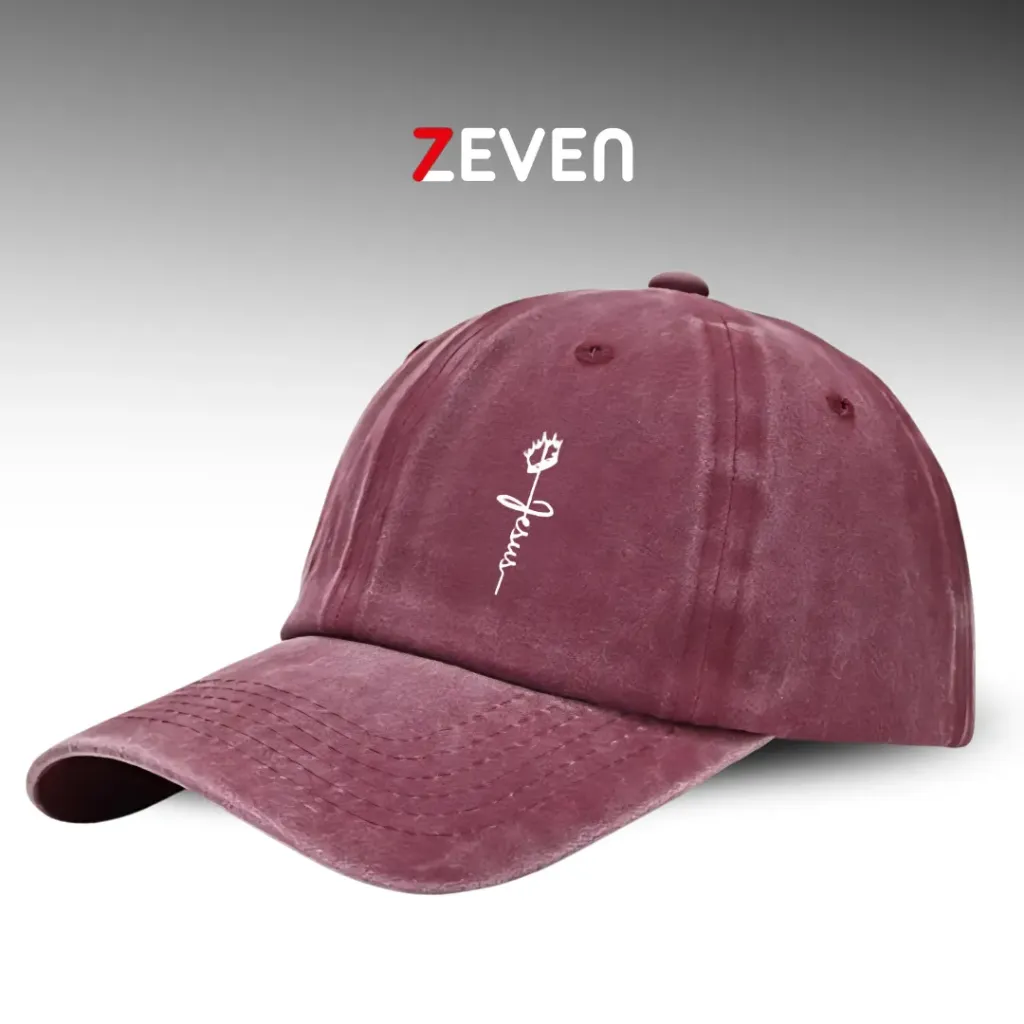 [OB025] Gorra roja con frase de Jesús