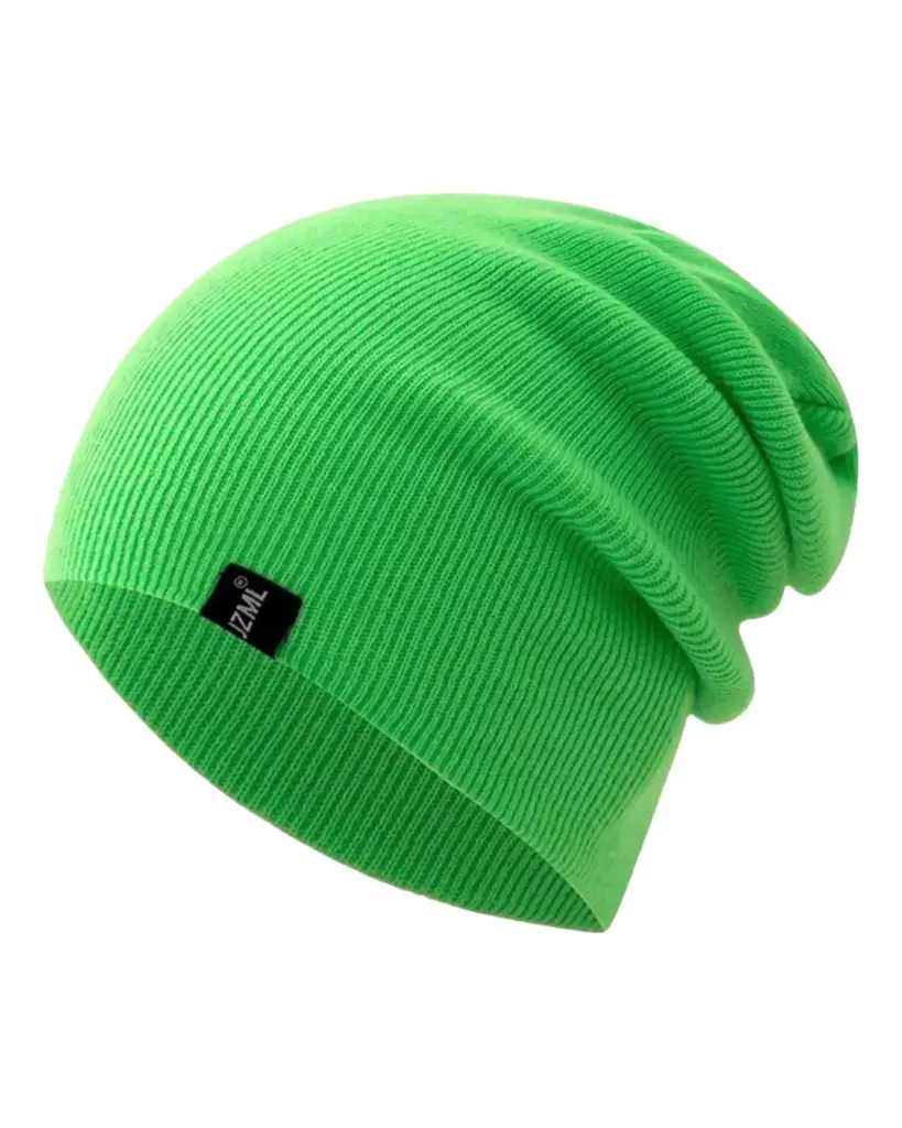 Gorro holgado verde claro GZML