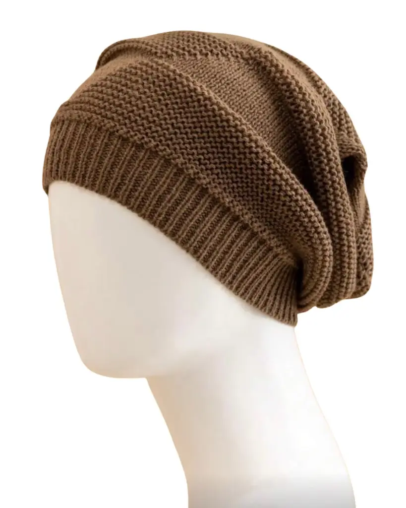 Gorro holgado caqui