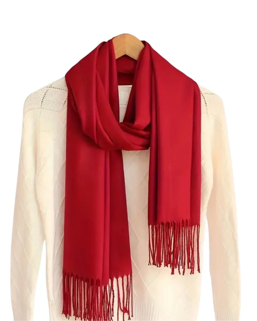 Bufanda roja