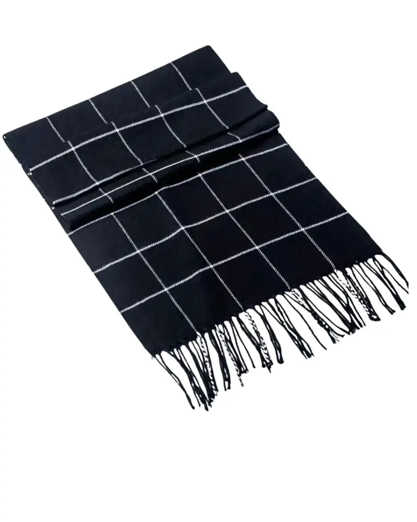 Bufanda azul elegante 