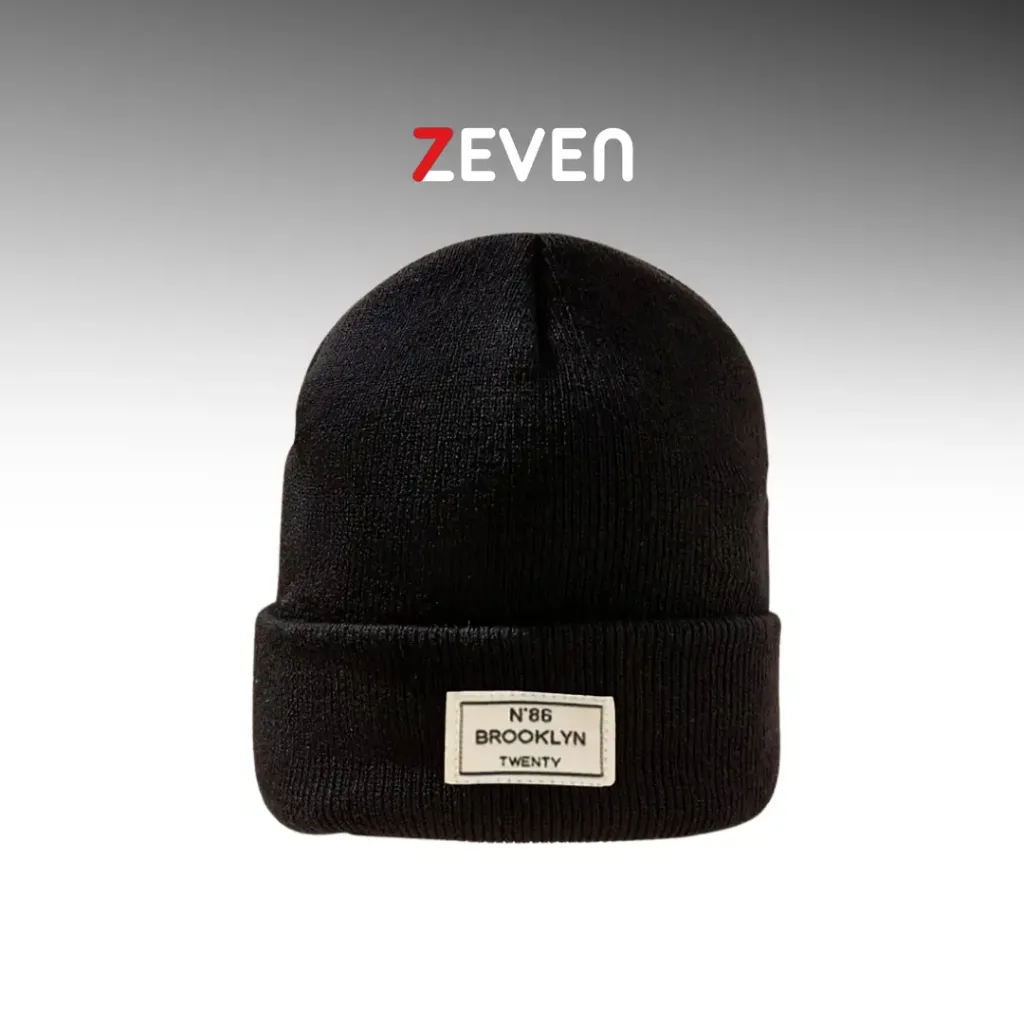 Gorro negro con viñeta BROOKLYN