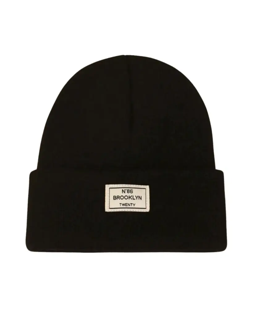 Gorro negro con viñeta BROOKLYN