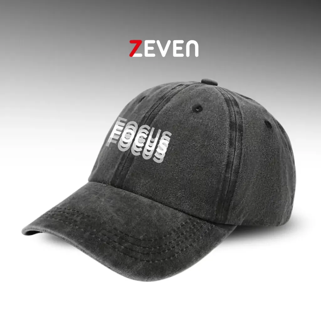[OB013] Gorra focus gris oscura