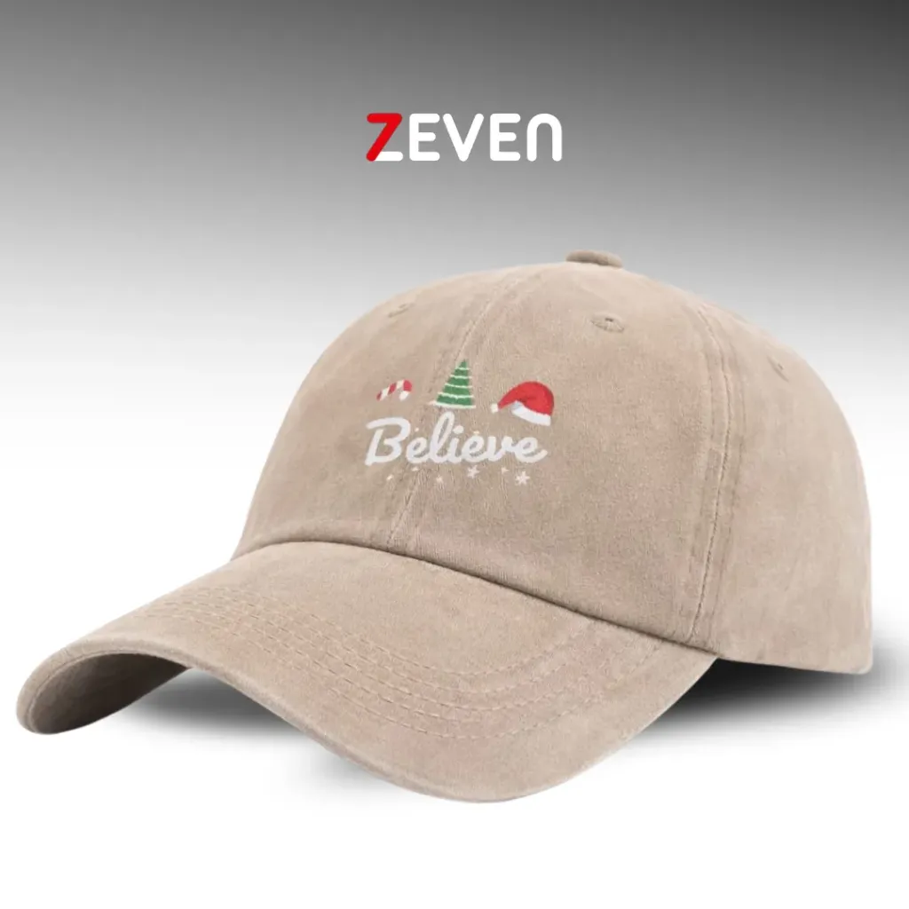 [OB039] Gorra beige BELIEVE