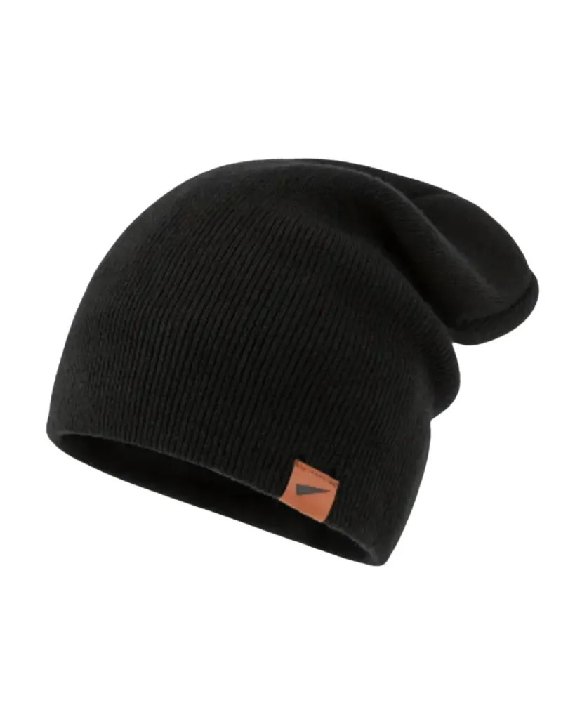 Gorro holgado con viñeta café