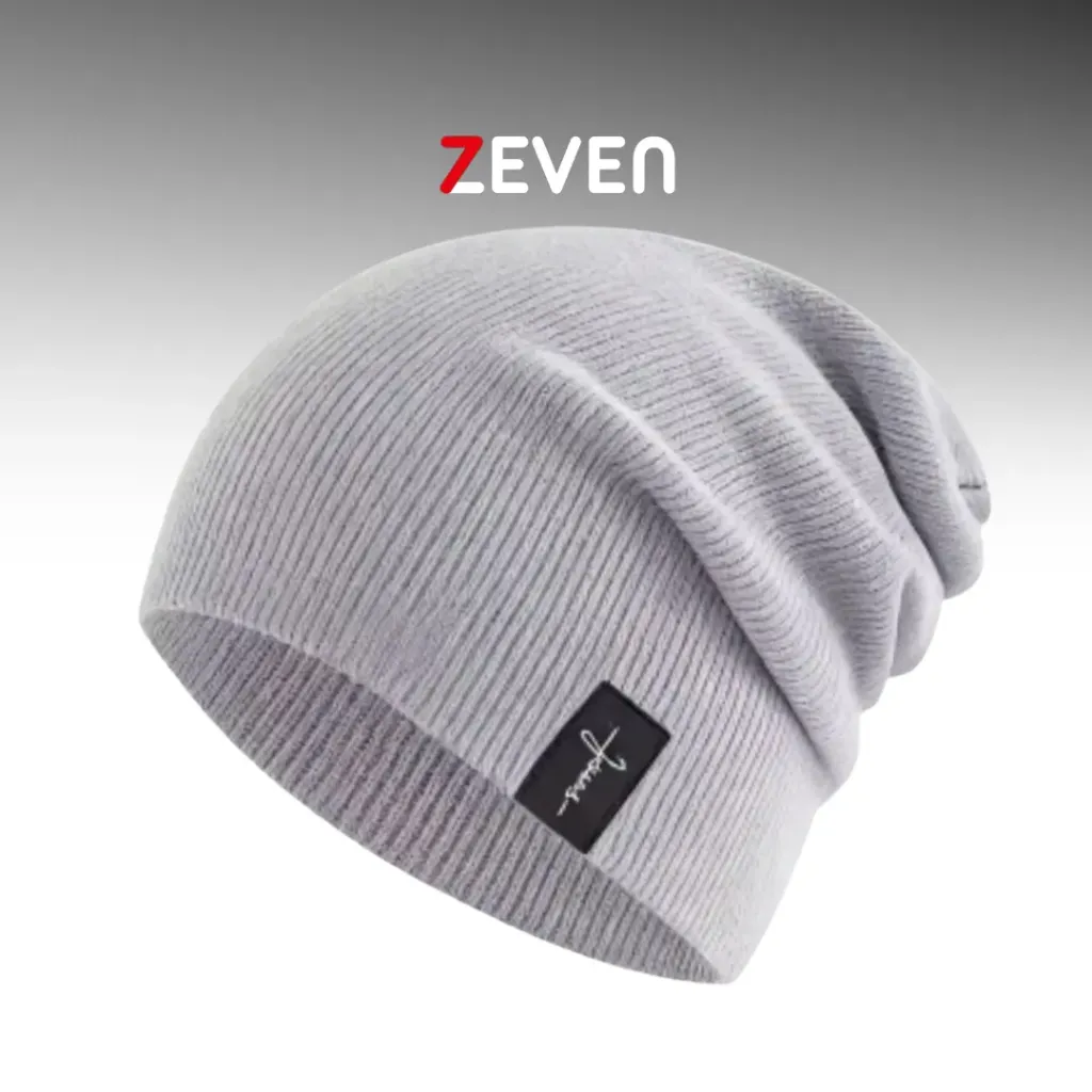 [GS247] Gorro gris claro con viñeta de JESUS