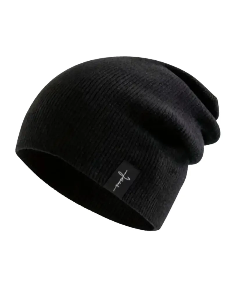 Gorro negro con viñeta de JESUS