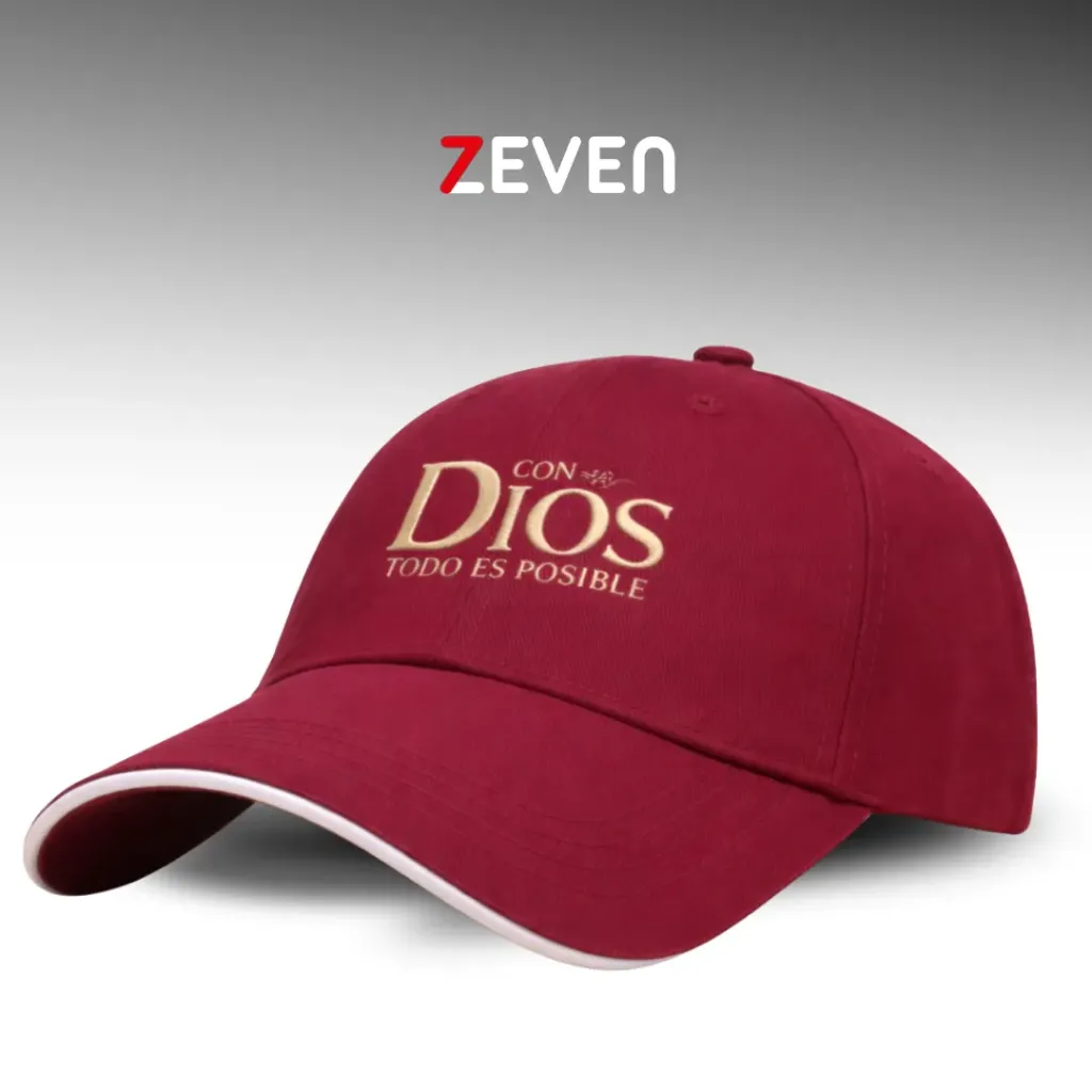 [OB074] Gorra roja CON DIOS TODO ES POSIBLE