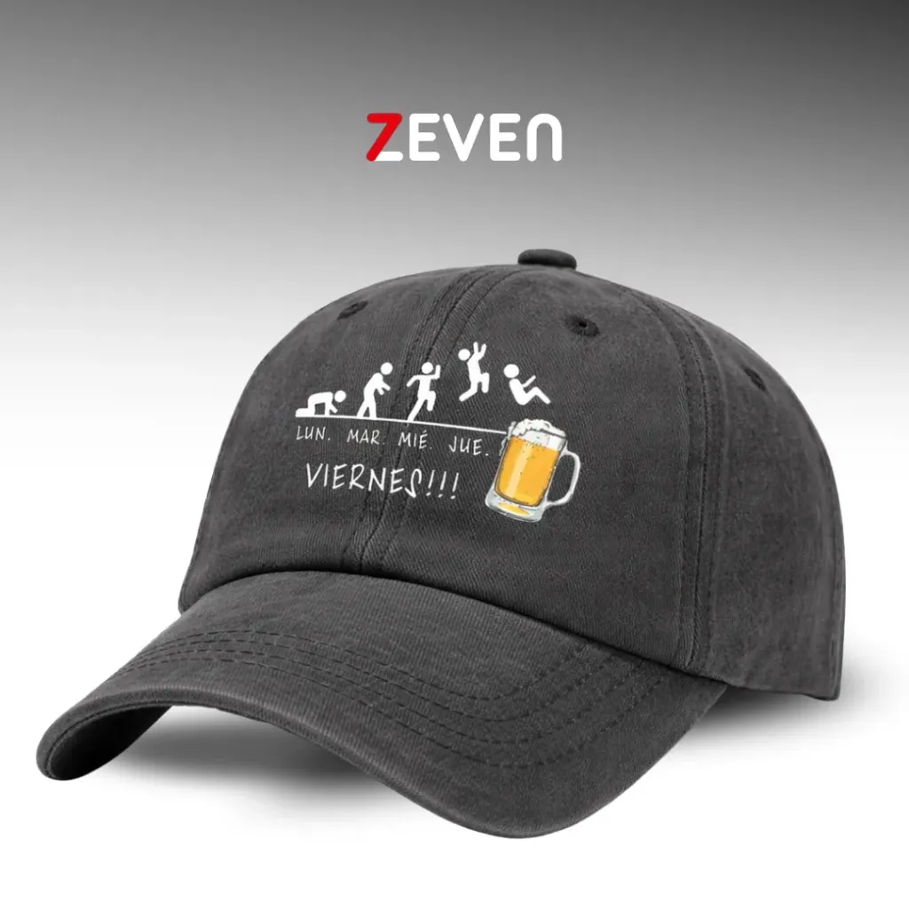 Gorra gris cervecera FRIDAY MODE