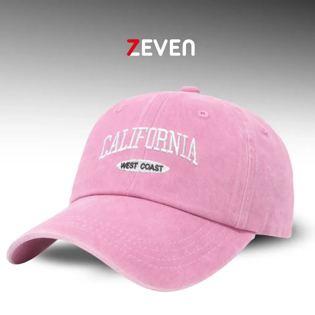 Gorra rosada CALIFORNIA