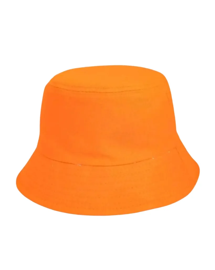 [SZ042] Sombrero de cubo anaranjado