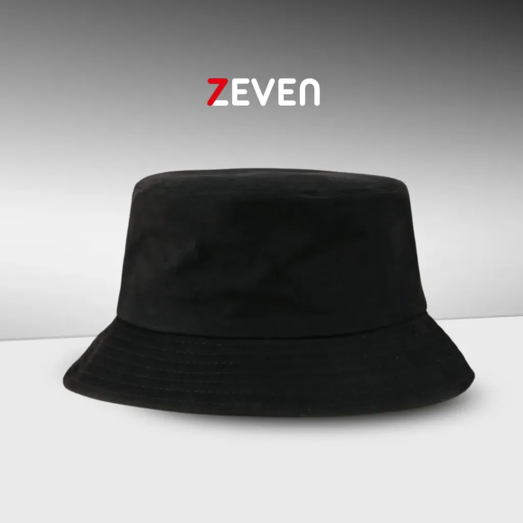 Sombrero de cubo negro