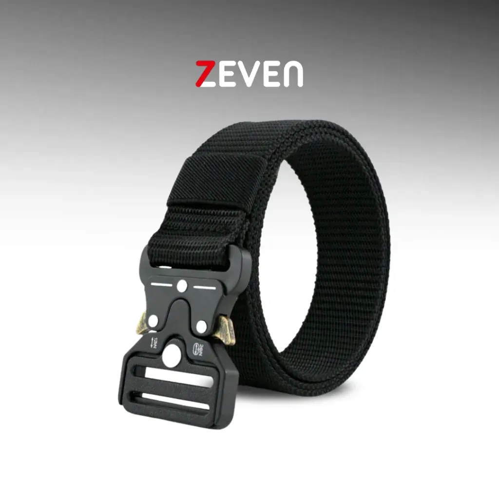 [CZ013] Cinturón casual color negro con hebilla plástica 