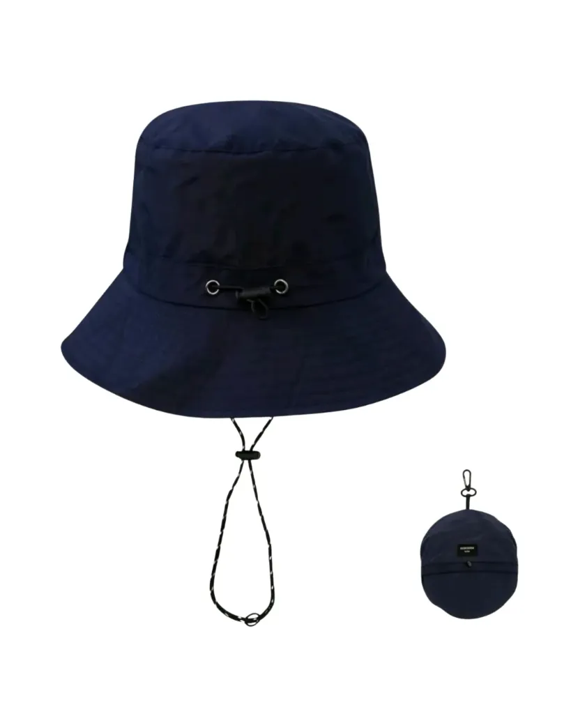 [SZ019] Sombrero de cubo bohemio azul