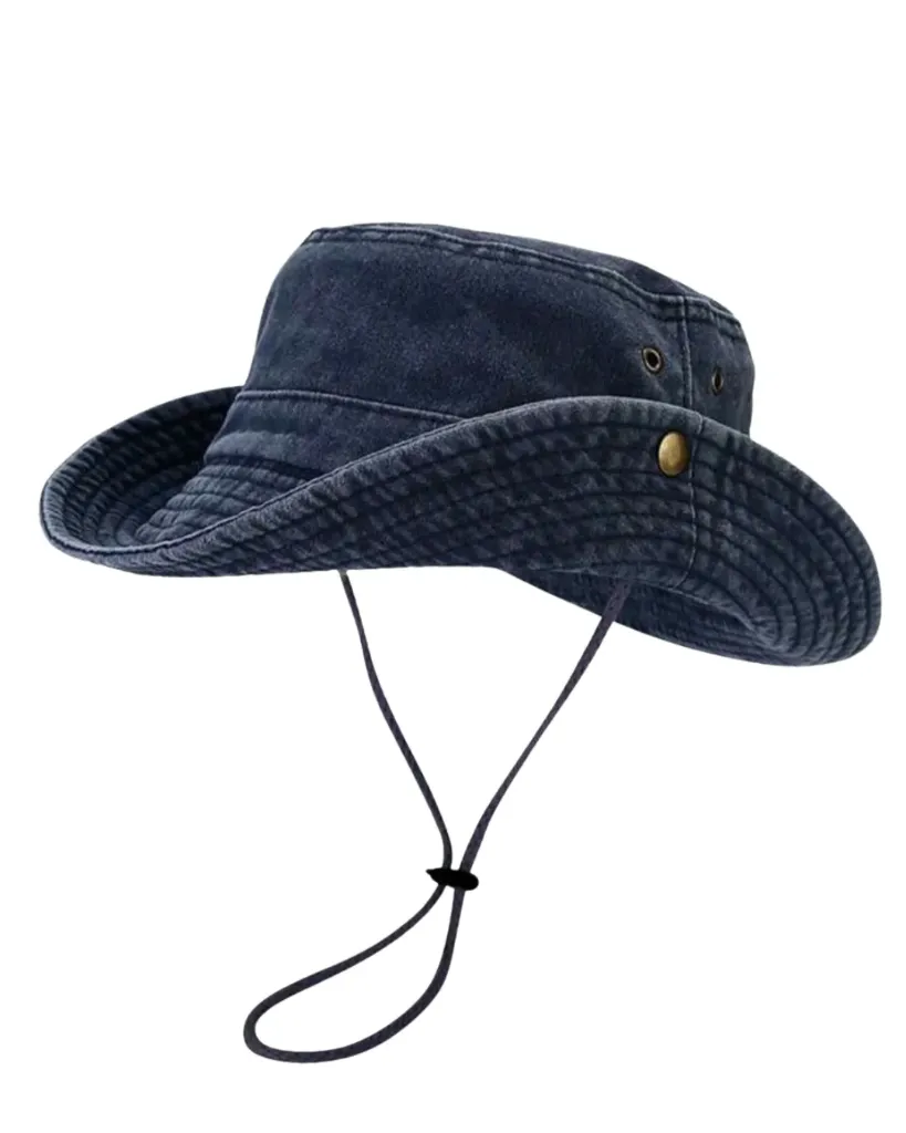 Sombrero de hombre casual azul