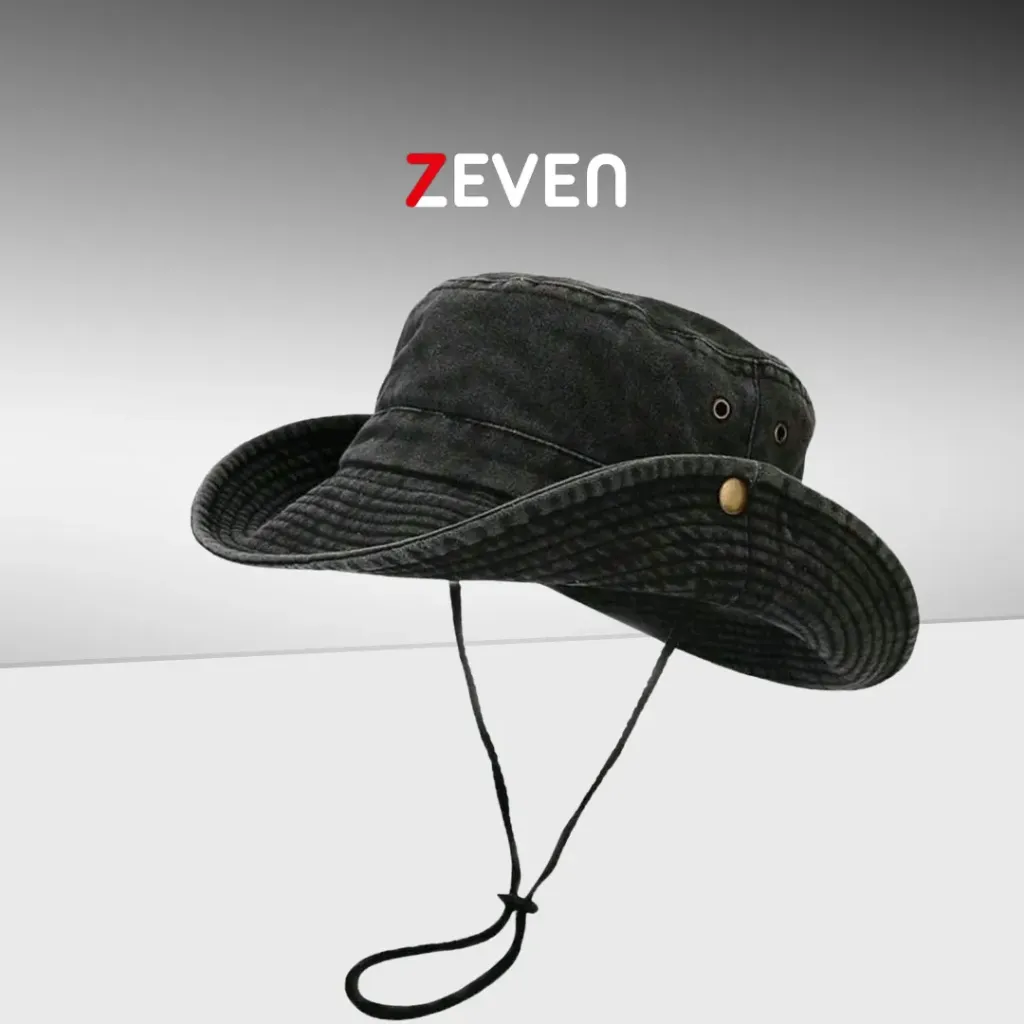 Sombrero de hombre casual negro