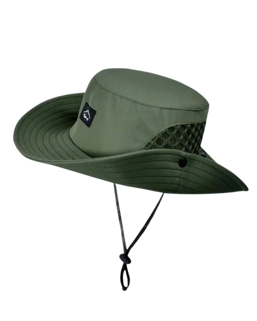 [SZ002] Sombrero transpirable verde para hombre
