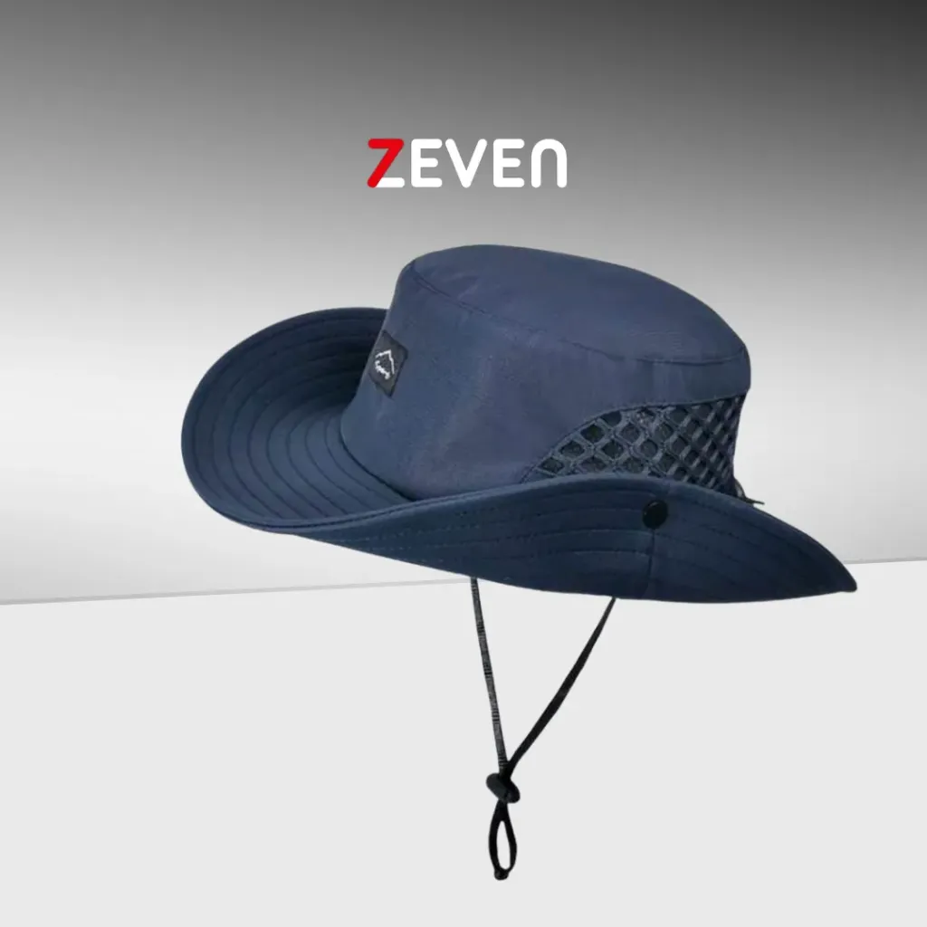 Sombrero transpirable azul para hombre