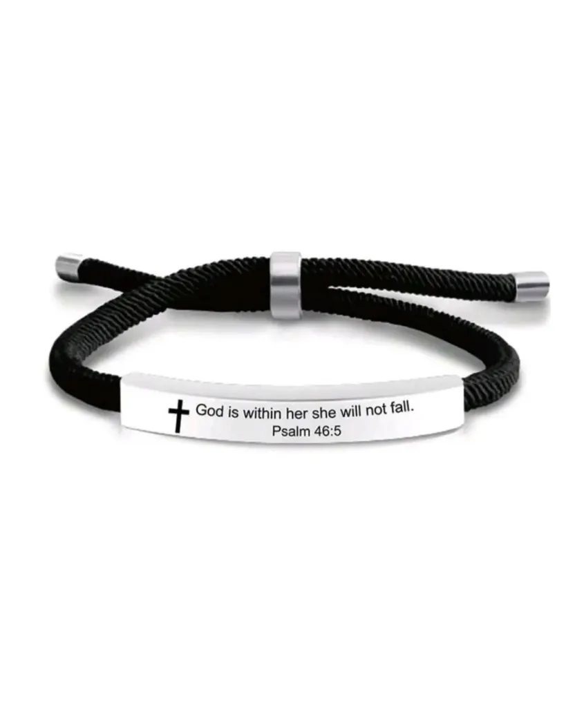 Pulcera con cita biblica Psalm 46:5