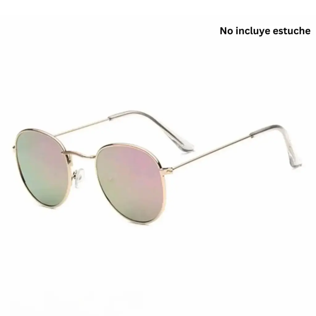 Gafas tornasol con marco cuadrado para dama 