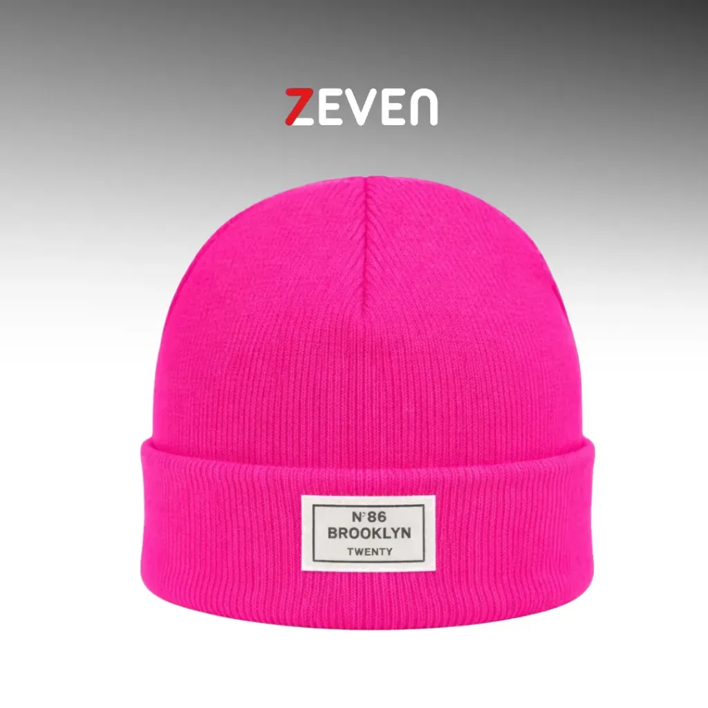 Gorro rosado con viñeta BROOKLYN