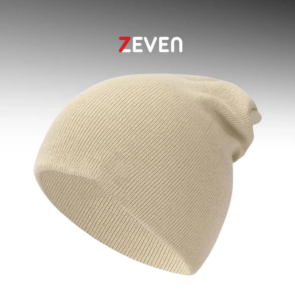 [GS212] Gorro de punto minimalista beige