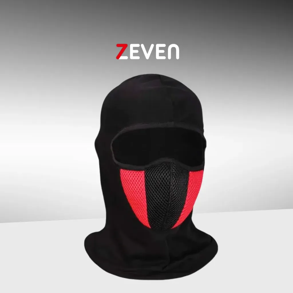 Pasa montañas negro con rojo