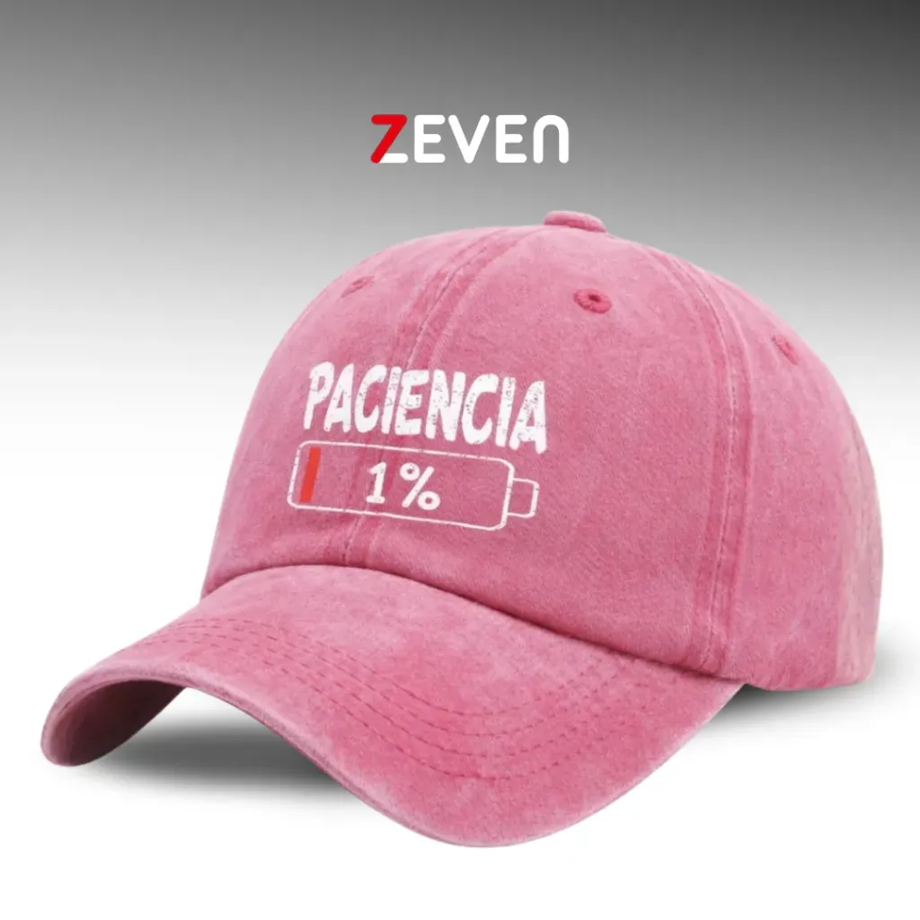 Gorra rosada 1% paciencia