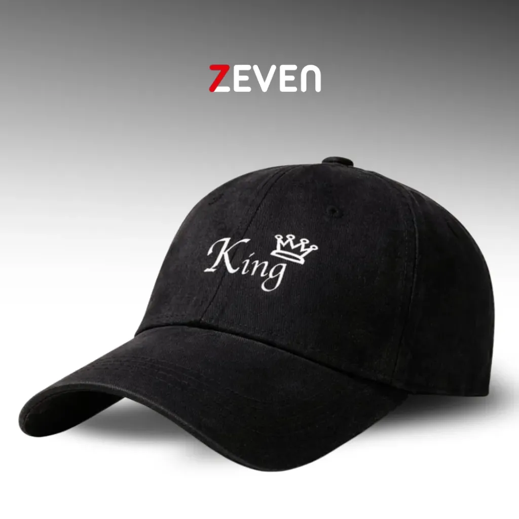 Gorra negra KING