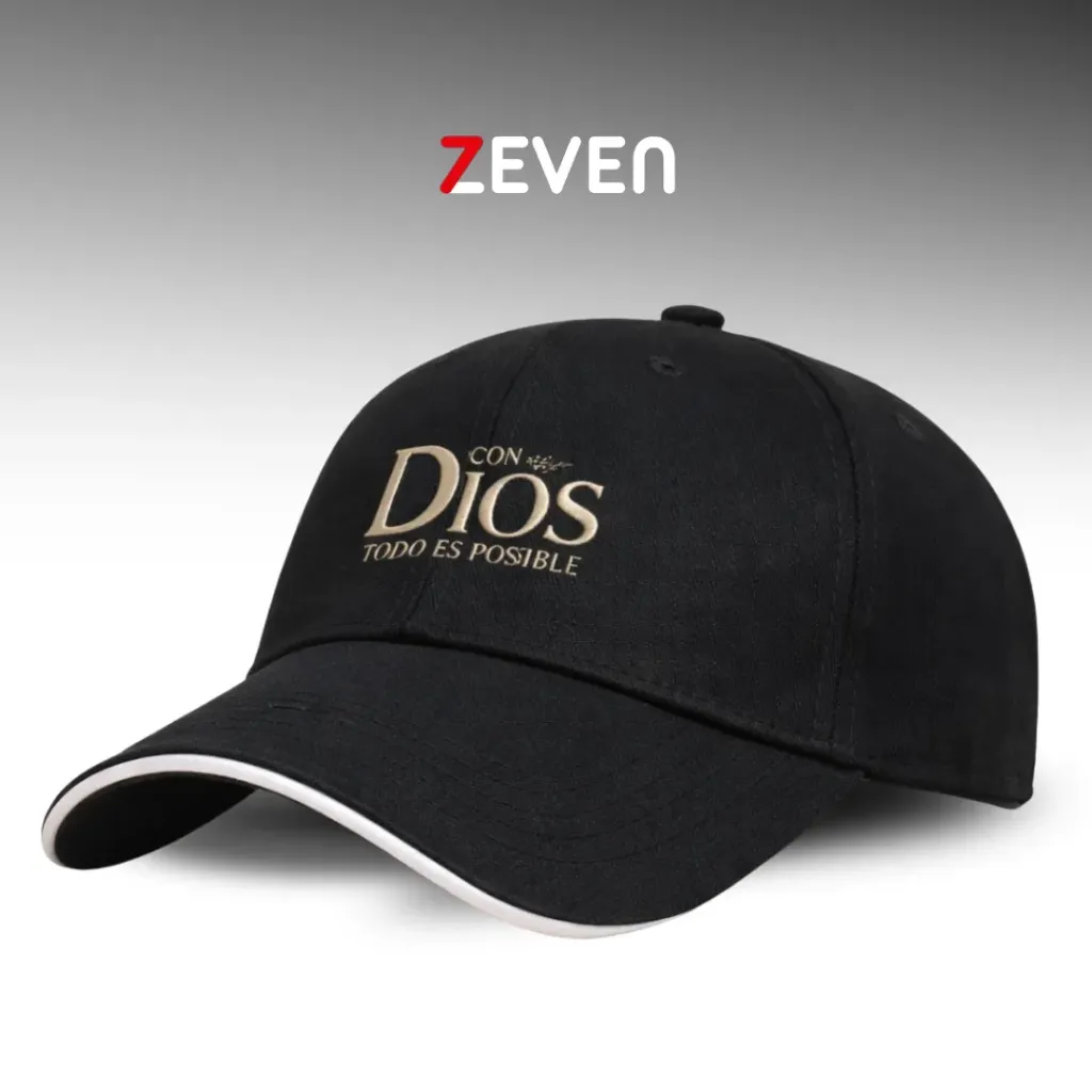 Gorra negra CON DIOS TODO ES POSIBLE