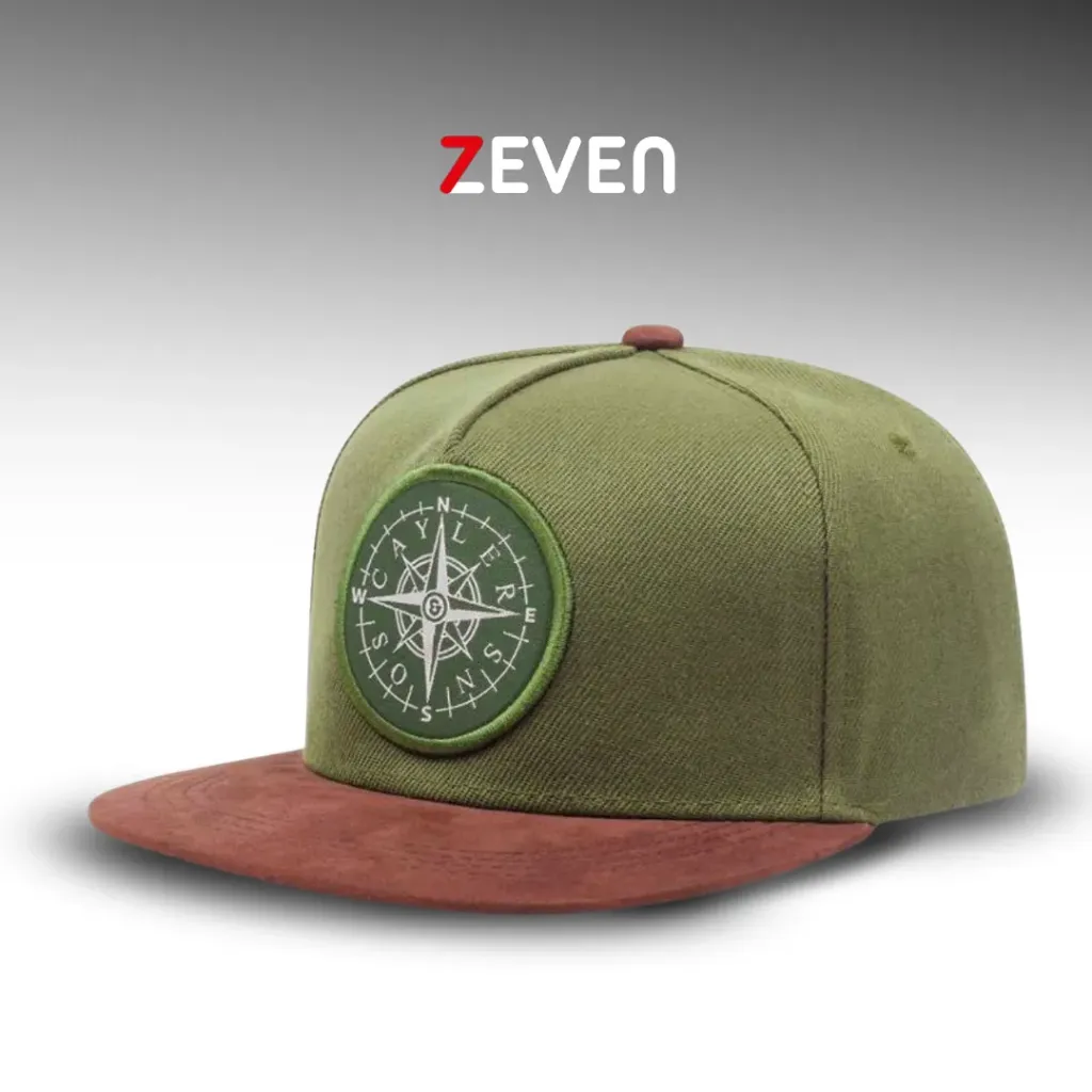 Gorra verde plana COMPASS