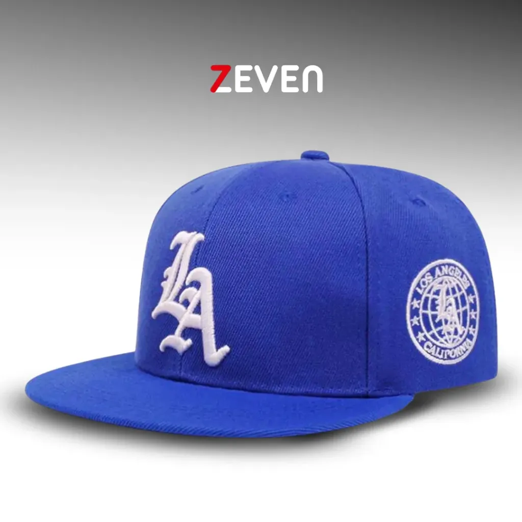 [OB114] Gorra azul plana LA