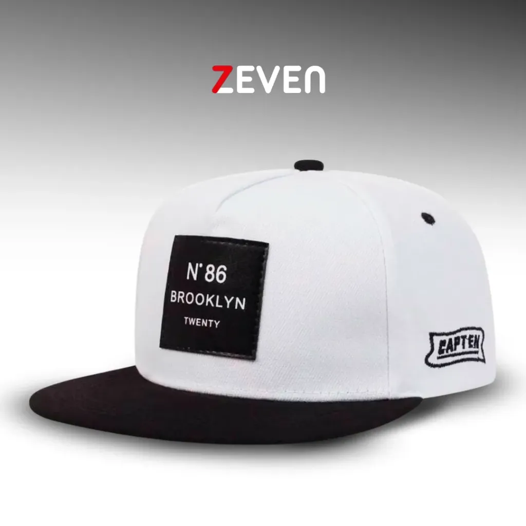 Gorra blanca plana BROOKLYN