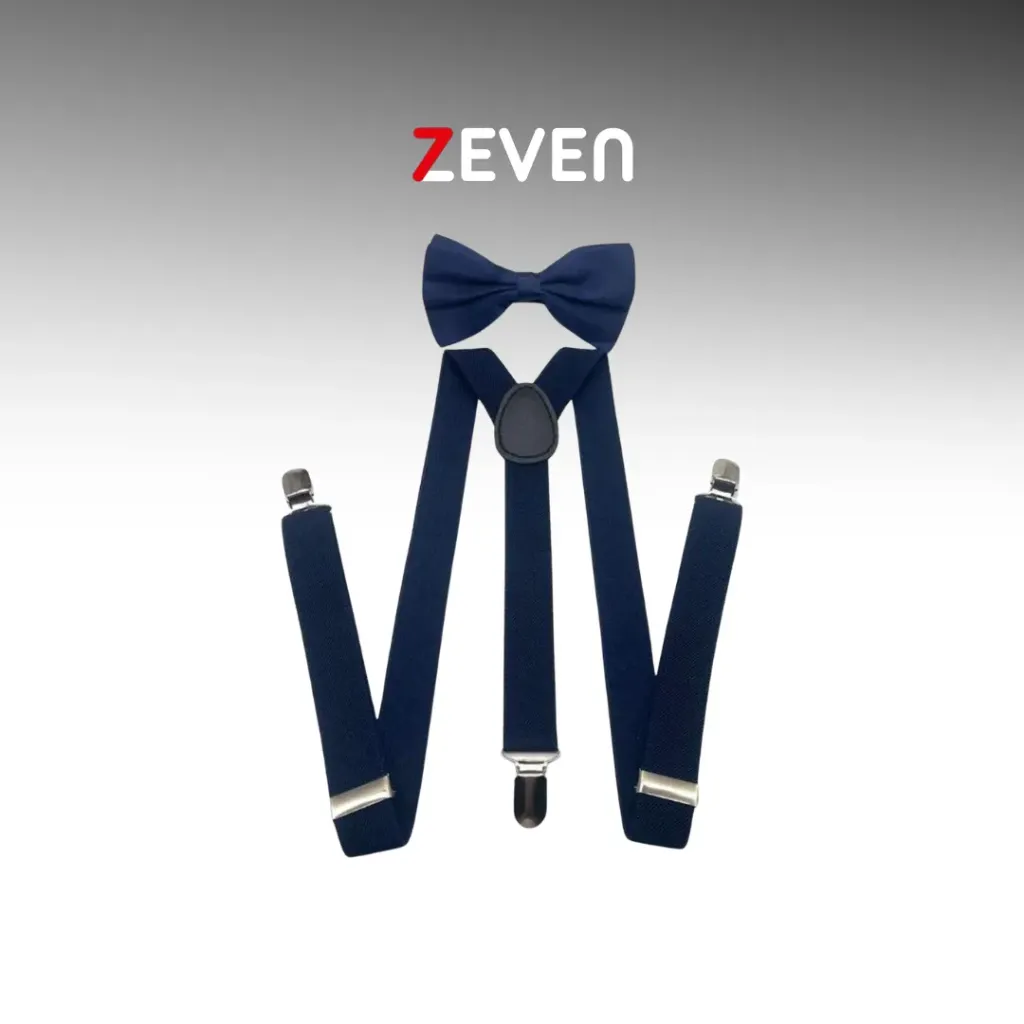 Tirante con corbatín azul