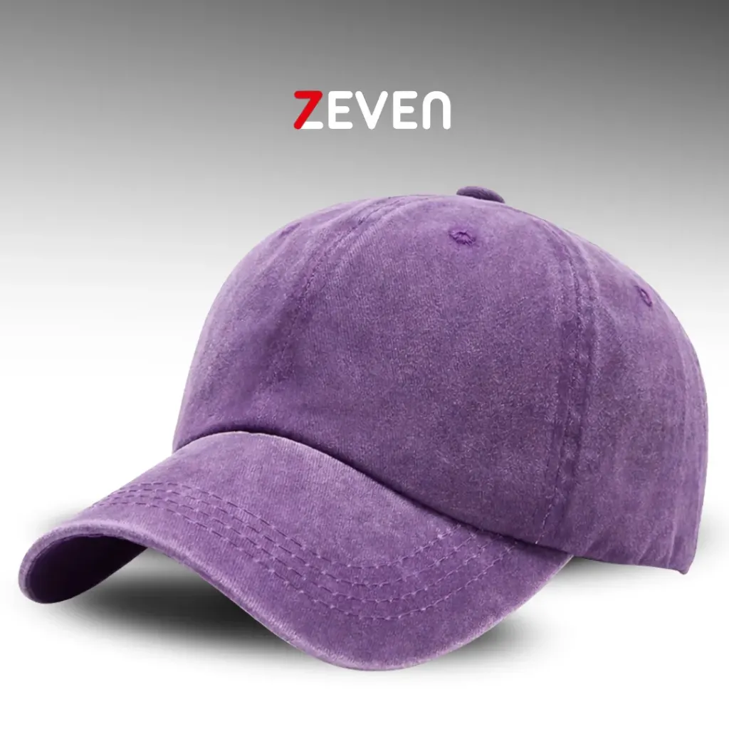 Gorra minimalista morada