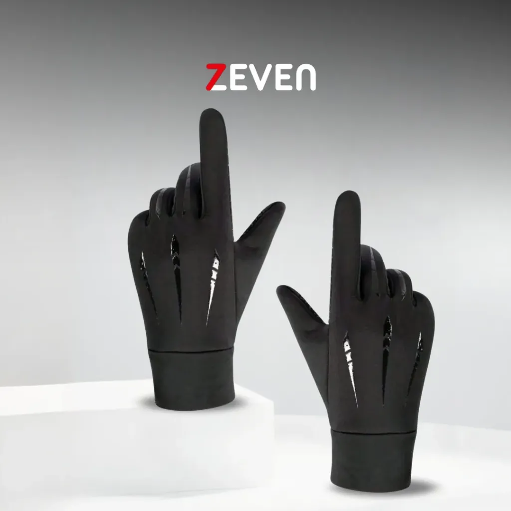 Guantes negros deportivos garras fantasma