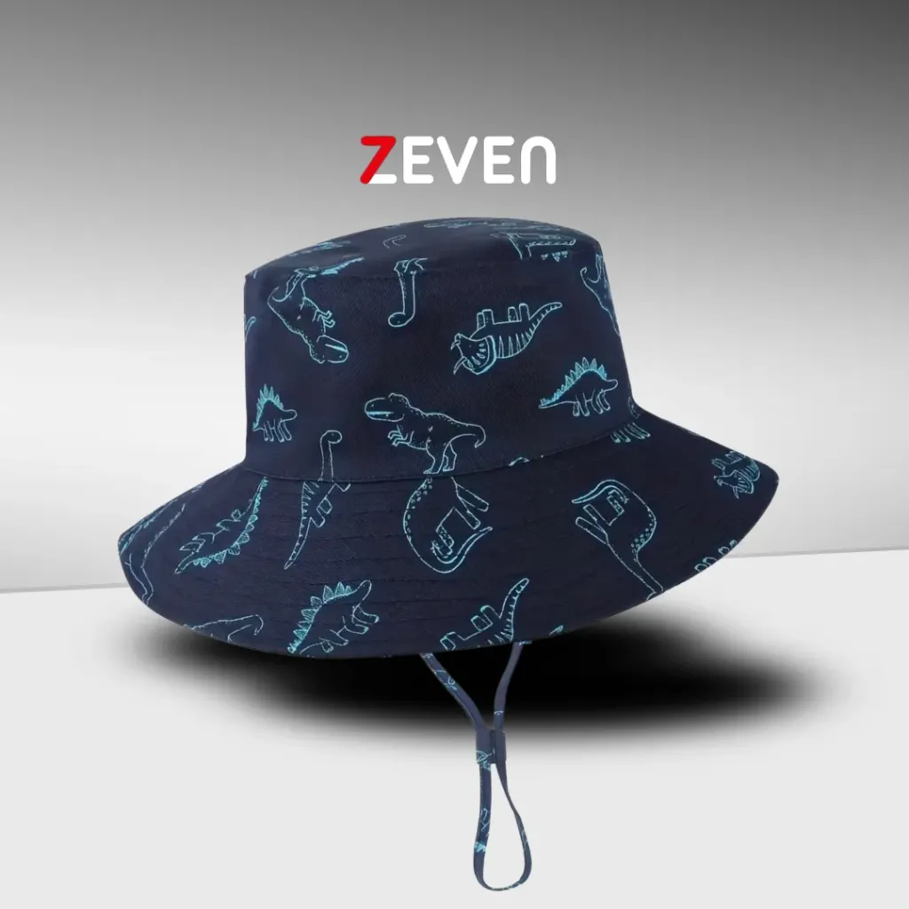 Sombrero de cubo azul oscuro