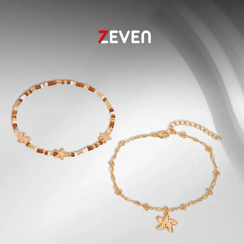 Set tobilleras estrella de mar