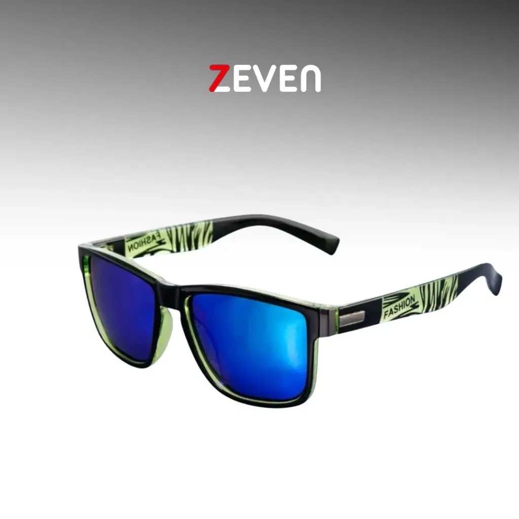 Gafas de marco acrílico azul para hombre 