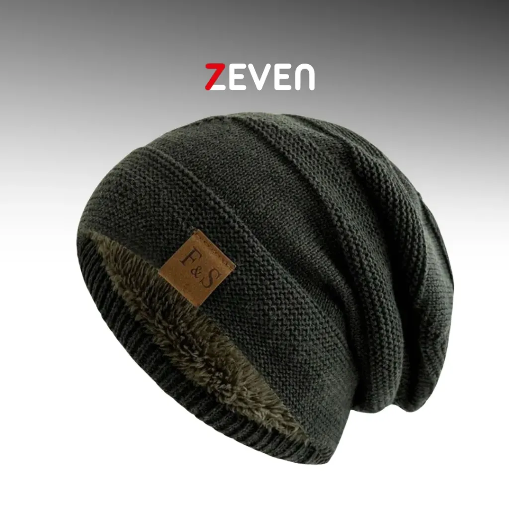 [GS307] Gorro premium F & S holgado verde oscuro